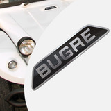 Emblema Bugre Dianteiro 13,5 X2,7 Cm - Aço Inox Badge Bugre 