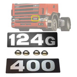 Emblema C 4 Travas Scania T 124 G 400 Potencia