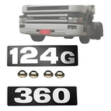Emblema C 4 Travas Scania T 124g 360 Potencia