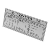 Emblema Câmbio 4 Marchas Reduzida Toyota Bandeirante