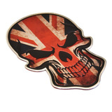 Emblema Caveira Reino Unido Acessório Moto Harley Davidson