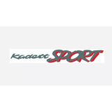 Emblema Chevrolet Adesivo Kadett Sport Vermelho