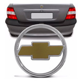 Emblema Chevrolet Dourado Porta Malas Vectra