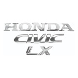 Emblema Civic honda lx