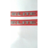 Emblema Elite 2 Peças Cromado