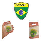 Emblema Escudo Brasil Kia Carens Moldura