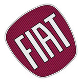 Emblema Fiat Logo Vermelho Para Volante Direção Do Linea