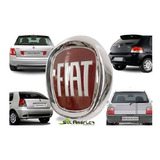 Emblema Fiat Mala Vermelho Redondo Uno Palio Stilo