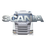 Emblema Frontal Letreiro Grade Caminhão Scania S5 Cabine G r