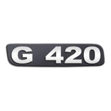 Emblema G420 Cromado Scani S5 Antigo