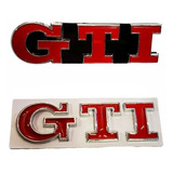 Emblema Golf Gti Mk7 Vermelho Dianteiro