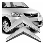 Emblema Grade Radiador Citroen C3 2009 10 11 2012 Cromado
