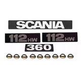 Emblema Lateral Do Capô Scania 112hw