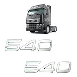 Emblema Lateral Volvo Fh 2010 A 2014 Potencia 540 Par 