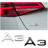 Emblema Letras Traseiro A3 Audi Sedan Hatch Acessórios