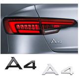 Emblema Letras Traseiro Audi A4 Sedan Avant B7 B8 B9