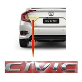 Emblema Letreiro Cromado New Civic G10