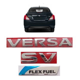 Emblema Letreiro Cromado Nissan Versa Sv