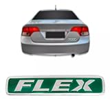 Emblema Letreiro Flex Verde P Mala Do Honda Civic City New Fit