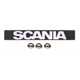 Emblema Letreiro Frontal Do Capô Scania T112 113 c Travas 
