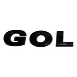 Emblema Letreiro Nome Gol G5 E G6 Traseiro Preto Volkswagen