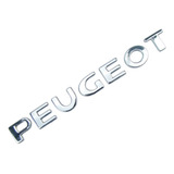 Emblema Letreiro Peugeot Porta Mala 307 2005 Em Diante Cromado
