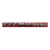 Emblema Letreiro Titanium Para Focus 2018