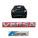 Emblema Letreiro Versa Flex Fuel Nissan