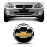 Emblema Logo Grade Corsa 2000 Até 2005 Gravata Dourada