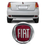Emblema Mala Fiat Uno Palio Stilo 2008 2009 A 2012 Vermelho