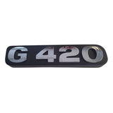Emblema Potencia G420 Cromado