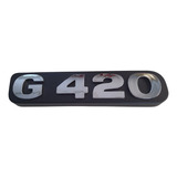 Emblema Potência G420 Cromado Compatível Scania