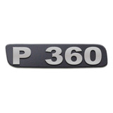 Emblema Potência Para Scania P360 Antigo Cinza