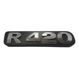 Emblema Potência R420 Cromado Compatível Scania