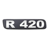 Emblema R420 Cromado Scani S5 Antigo