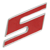 Emblema S Tampa Traseira Motor Vw Fusca 1600s Bizorrão