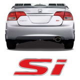 Emblema Si Honda New Civic Adesivo