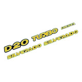 Emblema Silverado turbo diesel d20 Otima Qualidade