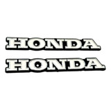 Emblema Tanque Honda Cg Ml 125 82 Bolinha Cromado Prata
