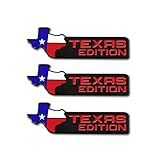 Emblema Texas Edition Americano Dodge Ram F250 Ranger Ford 3 UND Prata