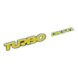 Emblema Turbo diesel Resinado Para Silverado Otima Qualidade