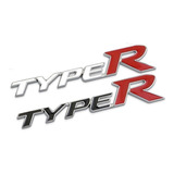 Emblema Type R Typer Lataria Honda