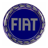 Emblema Volante Direção Fiat Azul Palio Idea Stilo Siena