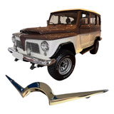 Emblema W Do Bico Capô Rural Pick Up F 75 Willys 60 A 71