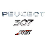 Emblemas 307 Peugeot Adesivo Flex Porta