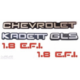 Emblemas Chevrolet Kadett Gls Laterais 1 8 Efi 1991 À 95