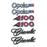 Emblemas Chevrolet Manuscrito Bandeirinha 4100 Opala