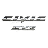 Emblemas Civic E Exs New Civic