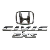 Emblemas Civic Exs E Logo H