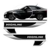 Emblemas Lateral Resinado Volks Highline Golf Polo Virtus
